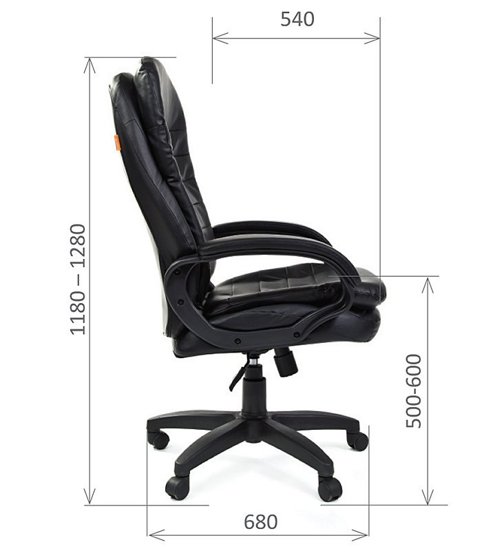 Офисное кресло CHAIRMAN 795LT, экокожа,  коричневый