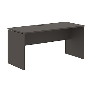 Стол прямой EDIS EDST 1567, мокко/черный, 1560х670х750 мм