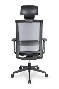 Офисное кресло College CLG-429 MBN-A черный/серый
