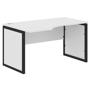Стол эргономичный XTEN-QP XQPCET 149(L), левый, белый/антрацит, 1400х900х750 мм