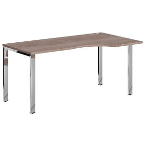 Стол эргономичный XTEN GLOSS XGCET 169(R), правый.1, дуб сонома, 1600х900х750 мм