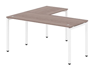 Стол угловой XTEN-S 160x150,  дуб сонома/белый