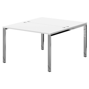 Бенч-система XTEN GLOSS 120х140, Белый/Нержавеющая сталь