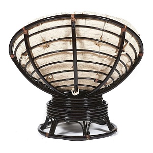 Кресло-качалка PAPASAN с подушкой, аntique brown