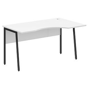 Стол эргономичный IMAGO PLUS СА-2P(R), правый, белый/антрацит, 1400х900х755 мм