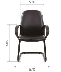 Офисное кресло CHAIRMAN  279V, экокожа,  черный