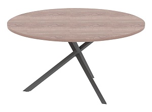 Стол для переговоров XTEN-S 120x120,  дуб сонома/антрацит