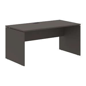 Стол прямой EDIS EDST 1580, мокко/черный, 1560х800х750 мм