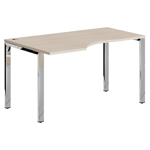 Стол эргономичный XTEN GLOSS XGCET 149(L), левый.1, бук тиара, 1400х900х750 мм