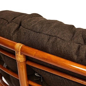 Кресло PAPASAN с подушкой, ткань коричневый/сognac