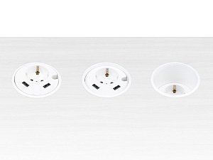 Встраиваемая розетка Powerdot Kondator 935-PD14W, белый