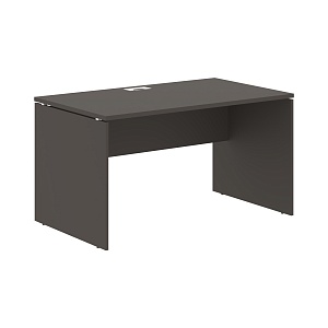 Стол прямой EDIS EDST 1380, мокко/белый, 1360х800х750 мм