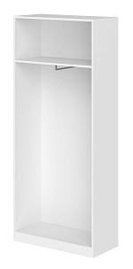 Гардероб SIMPLE SR-G.1, белый, 770х375х1 815 мм