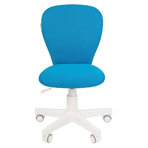 Детское компьютерное кресло CHAIRMAN KIDS 105, ткань TW, голубой, пластик белый