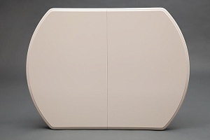 Стол обеденный MODENA раскладной 100(129)x75, ivory white