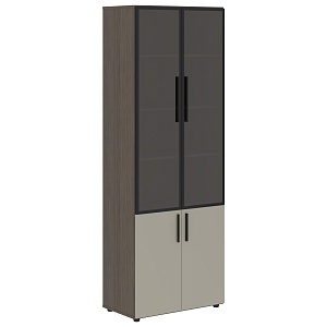 Шкаф комбинированный высокий VELION VHCS 80.2, аметист/дуб сильвер , 800х450х2253 мм