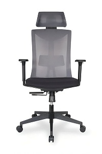Офисное кресло College CLG-428 MBN-A черный/серый