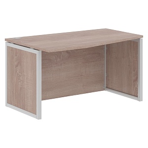 Стол эргономичный XTEN-QP XQPCT 149H(L), левый, дуб сонома/алюминий, 1400х900х750 мм