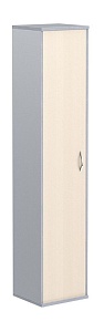 Шкаф высокий IMAGO СУ-1.9(L), клен/металлик, 406х365х1975 мм
