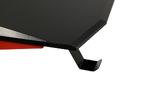 Игровой компьютерный стол SKILLL CTG-003, черный/красный, 1200х600х750 мм