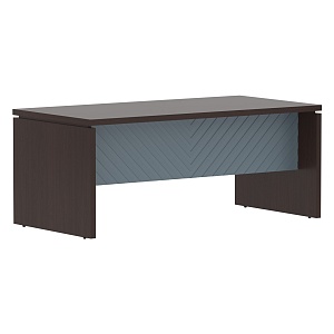 Стол руководителя TORR LUX TLST 189, венге магия/серо-голубой, 1800х900х750 мм
