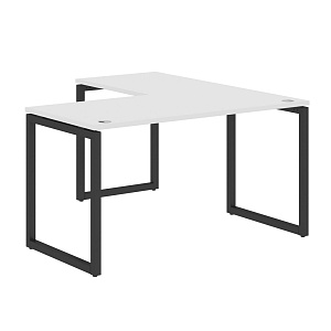 Стол угловой XTEN-Q, 140х150, белый/антрацит