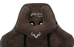 Игровое кресло БЮРОКРАТ ZOMBIE VIKING KNIGHT, ткань, коричневый