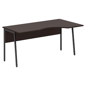 Стол эргономичный IMAGO PLUS СА-1P(R), правый, венге магия/антрацит, 1600х900х755 мм