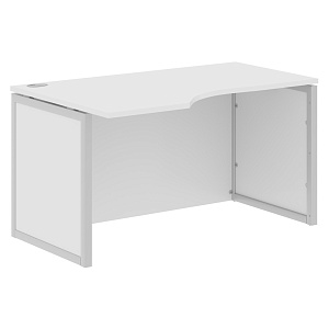 Стол эргономичный XTEN-QP XQPCET 149H(L), левый, белый/алюминий, 1400х900х750 мм