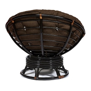 Кресло PAPASAN с подушкой, ткань коричневый/аntique brown