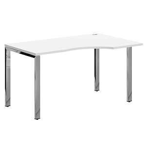 Стол эргономичный XTEN GLOSS XGCET 149(R), правый.1, белый, 1400х900х750 мм