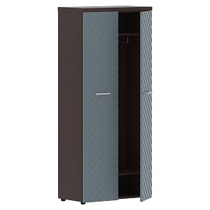Гардероб TORR LUX TLCW 85, серо-голубой/венге магия z, 856х450х1968 мм