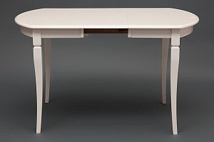 Стол обеденный MODENA раскладной 100(129)x75, ivory white
