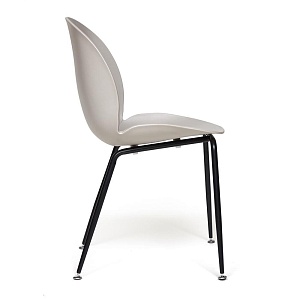 Стул Beetle Chair, металл/пластик серый