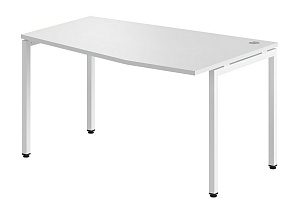 Стол эргономичный XTEN-S XSCT 149(R), правый, белый/белый, 1400х900х750 мм