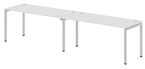 Бенч-система XTEN-S 320x70,  белый/алюминий