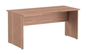 Стол эргономичный левый IMAGO 160x90 см, ясень шимо