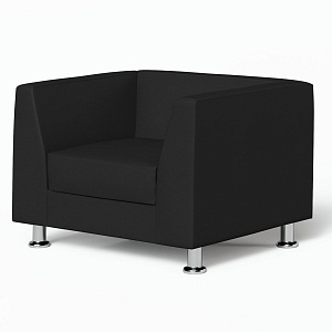 Кресло CHAIRMAN ДЭРБИ  970х770, экокожа, черный