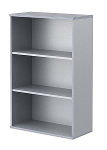 Шкаф средний IMAGO СТ-2.3, клен/металлик, 770х365х1200 мм