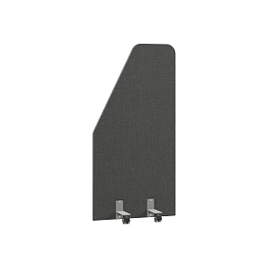 Акустическая перегородка на роликовых опорах RAND RA.S.R-80/160, графит, 800х28х1600 мм