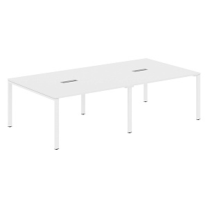 Стол для переговоров XTEN-S60 XS6SCT 2714, белый/белый, 2720х1406х750 мм