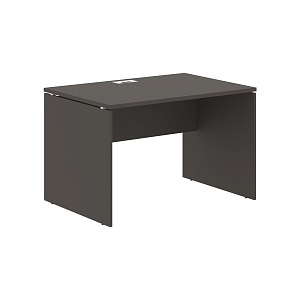 Стол прямой EDIS EDST 1180, мокко/белый, 1160х800х750 мм