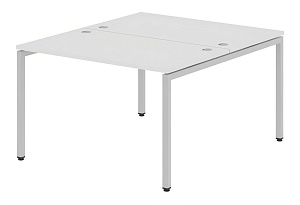 Бенч-система XTEN-S 120x140,  белый/алюминий