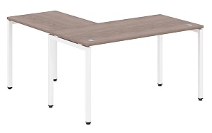Стол угловой XTEN-S 140x150,  дуб сонома/белый