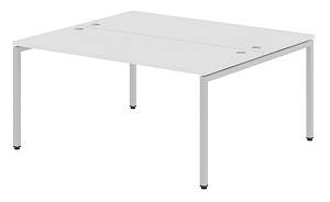 Бенч-система XTEN-S 160x140,  белый/алюминий