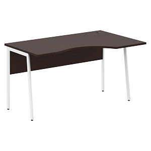 Стол эргономичный IMAGO PLUS СА-2P(R), правый, венге магия/белый, 1400х900х755 мм