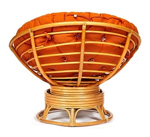 Кресло PAPASAN с подушкой, ткань оранжевый/ honey
