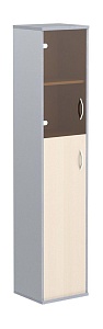 Шкаф комбинированный IMAGO СУ-1.7(L), левый, клен/металлик, 406х365х1975 мм