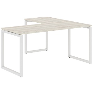 Стол угловой XTEN-Q XQCT 1615, сосна эдмонт/белый, 1600х1500х750 мм