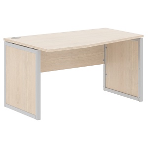 Стол эргономичный XTEN-QP XQPCT 149(L), левый, бук тиара/алюминий, 1400х900х750 мм